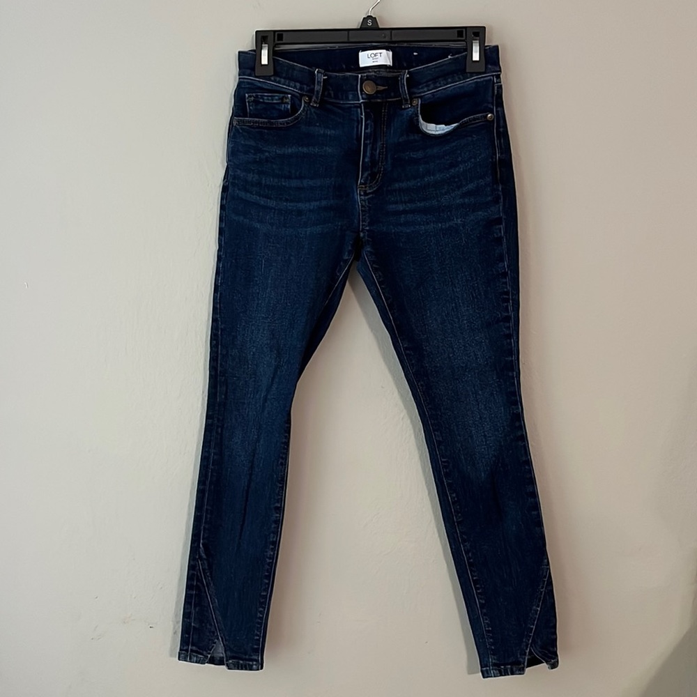 Loft skinny jeans size 2P dark wash